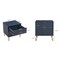 Manhattan Comfort 2-Piece DUMBO Standard 3-Drawer Dresser and DUMBO 2.0 Nightstand in Midnight Blue 2-DB02-MB - alternate 5